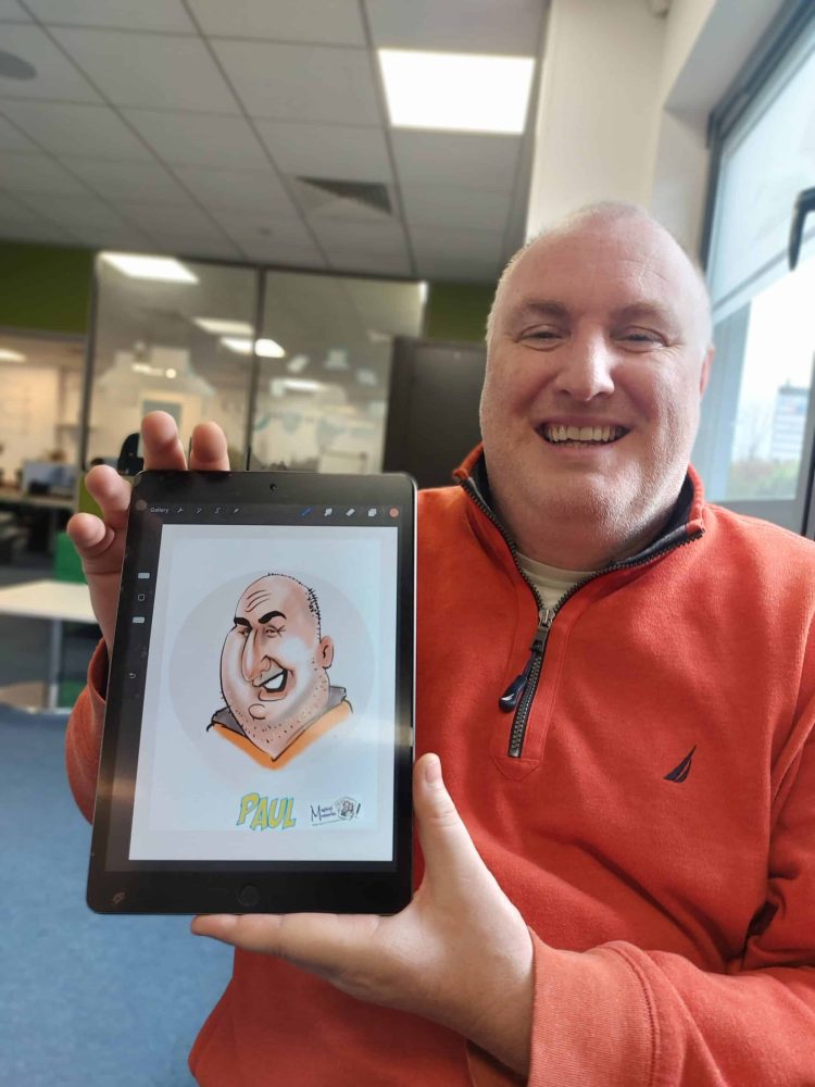 Bringing Events to Life with an iPad Caricaturist