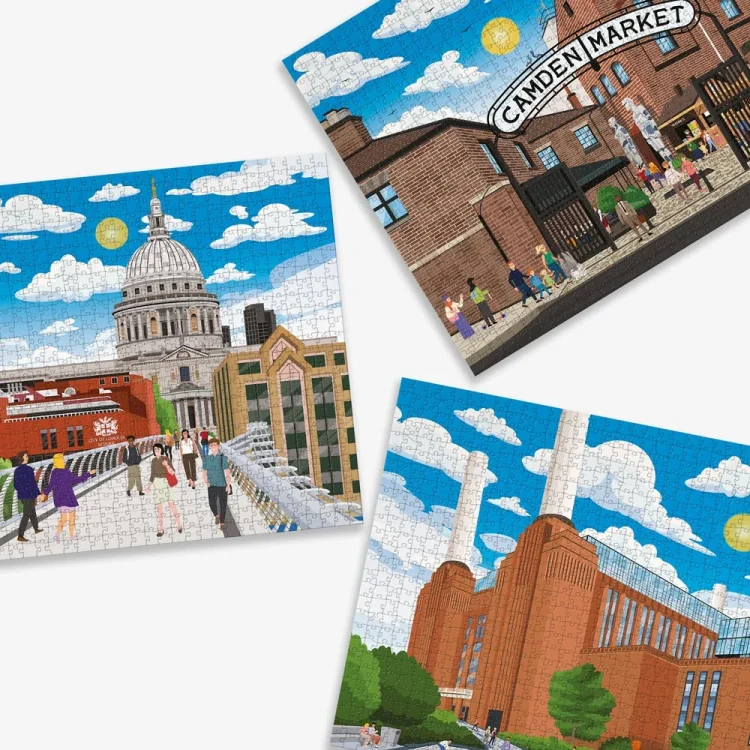 The Art of Urban Nostalgia: Recreating London Life Through Illustrated Jigsaw Puzzles